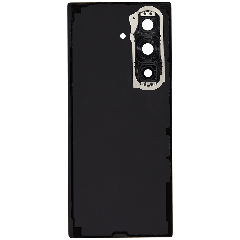 Backcover Glass mit Camera Lens für Samsung Galaxy Z Fold 7 5G (F966) (ohne Logo) (Aftermarket Plus) (Jet Black)
