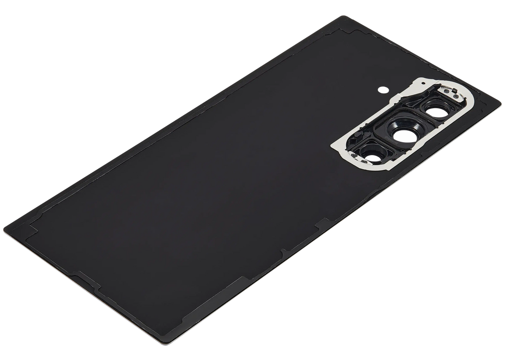 Backcover Glass mit Camera Lens für Samsung Galaxy Z Fold 7 5G (F966) (ohne Logo) (Aftermarket Plus) (Jet Black)