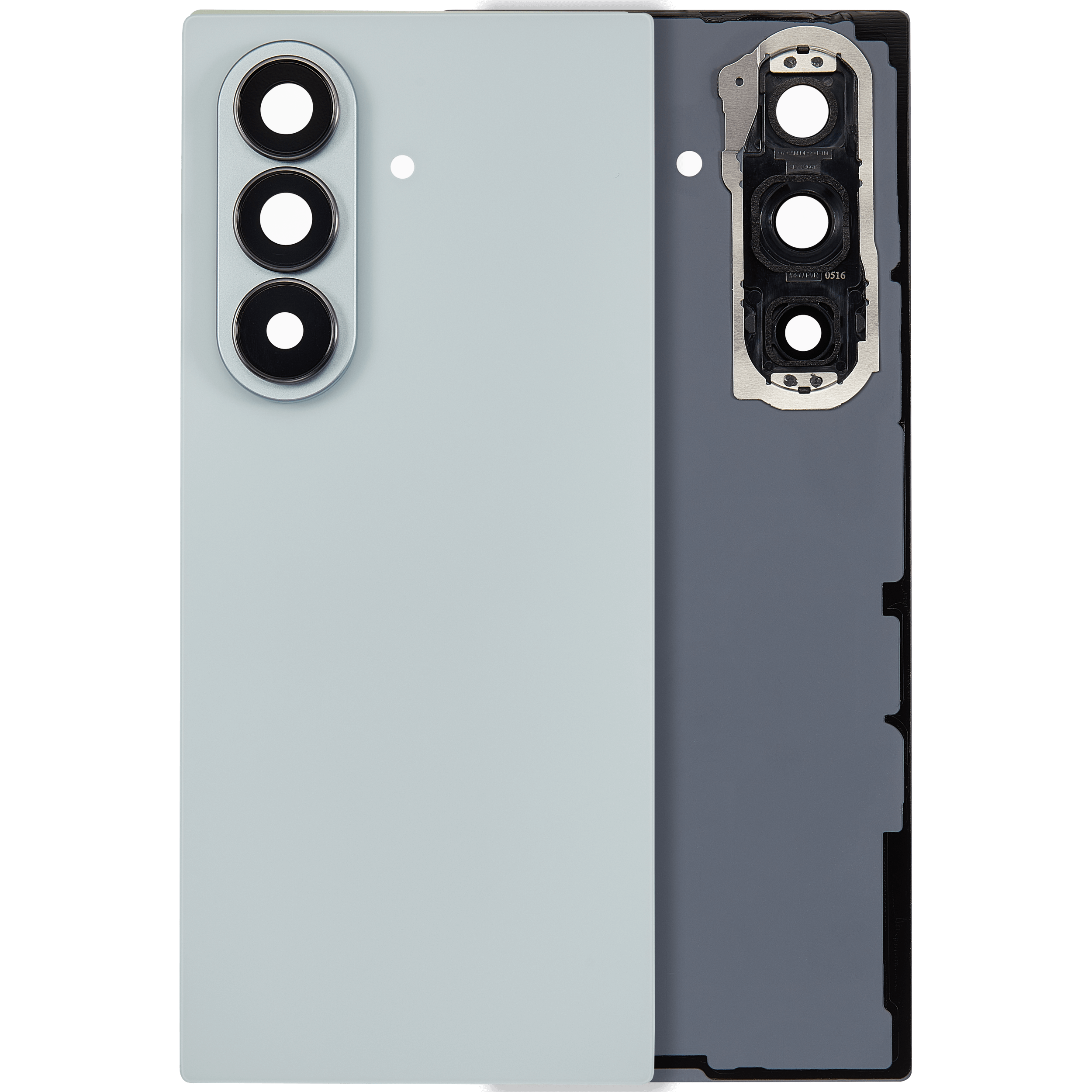 Backcover Glass mit Camera Lens für Samsung Galaxy Z Fold 7 5G (F966) (ohne Logo) (Aftermarket Plus) (Mint)