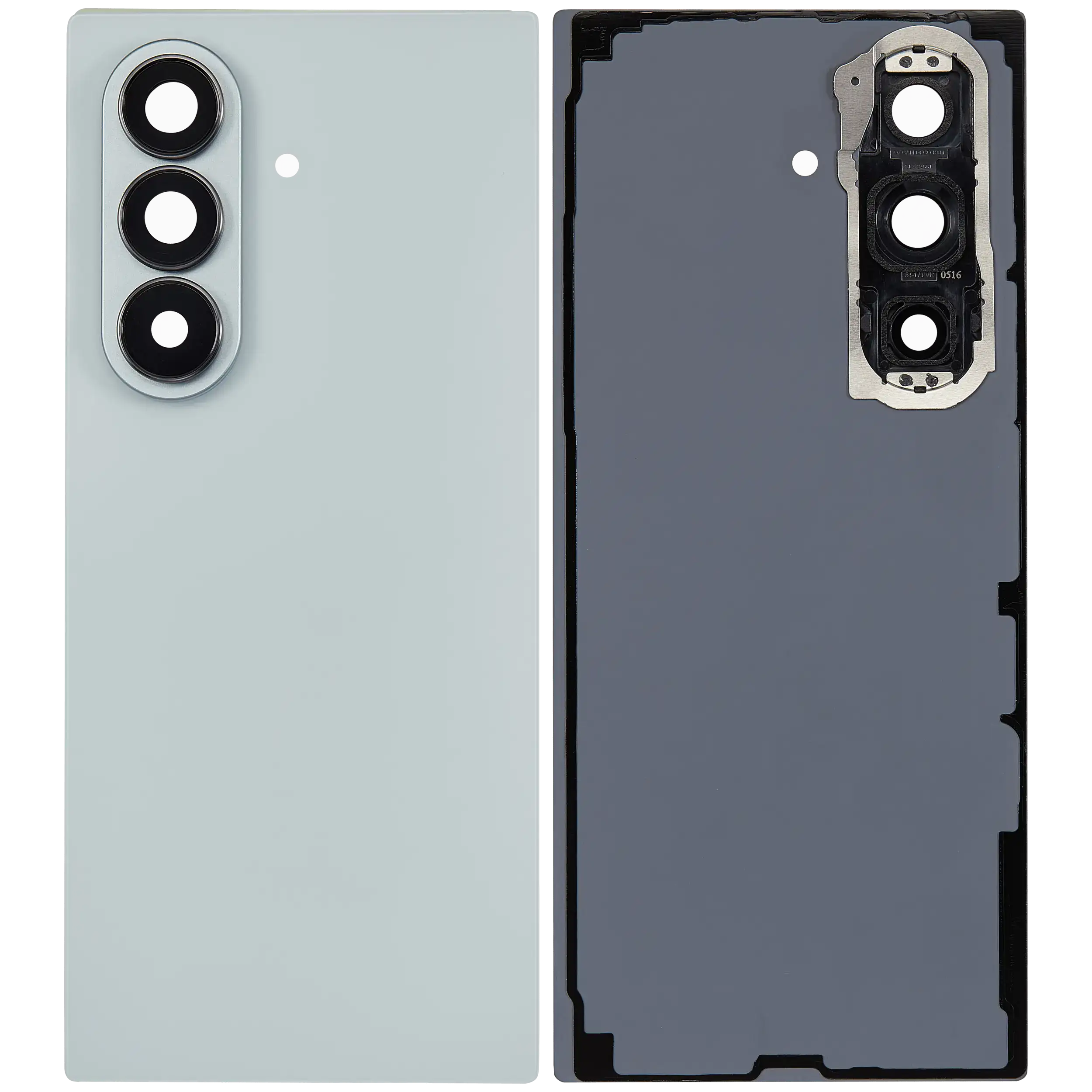 Backcover Glass mit Camera Lens für Samsung Galaxy Z Fold 7 5G (F966) (ohne Logo) (Aftermarket Plus) (Mint)