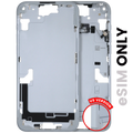 Backcover/Rahmen mit Kleinteilen für iPhone 15 Plus OEM B Blau