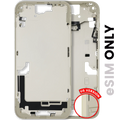 Midframe/Frame with Small Parts for iPhone 15 Plus (US Version), Yellow, Used OEM Pull, Grade A