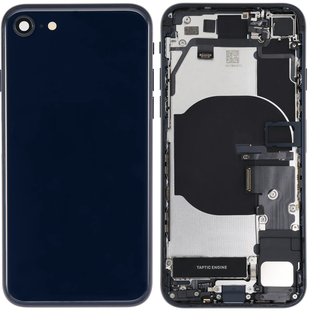 Original Apple-Ausbau C gebraucht – iPhone SE 2022 Backcover/Rahmen Mitternacht