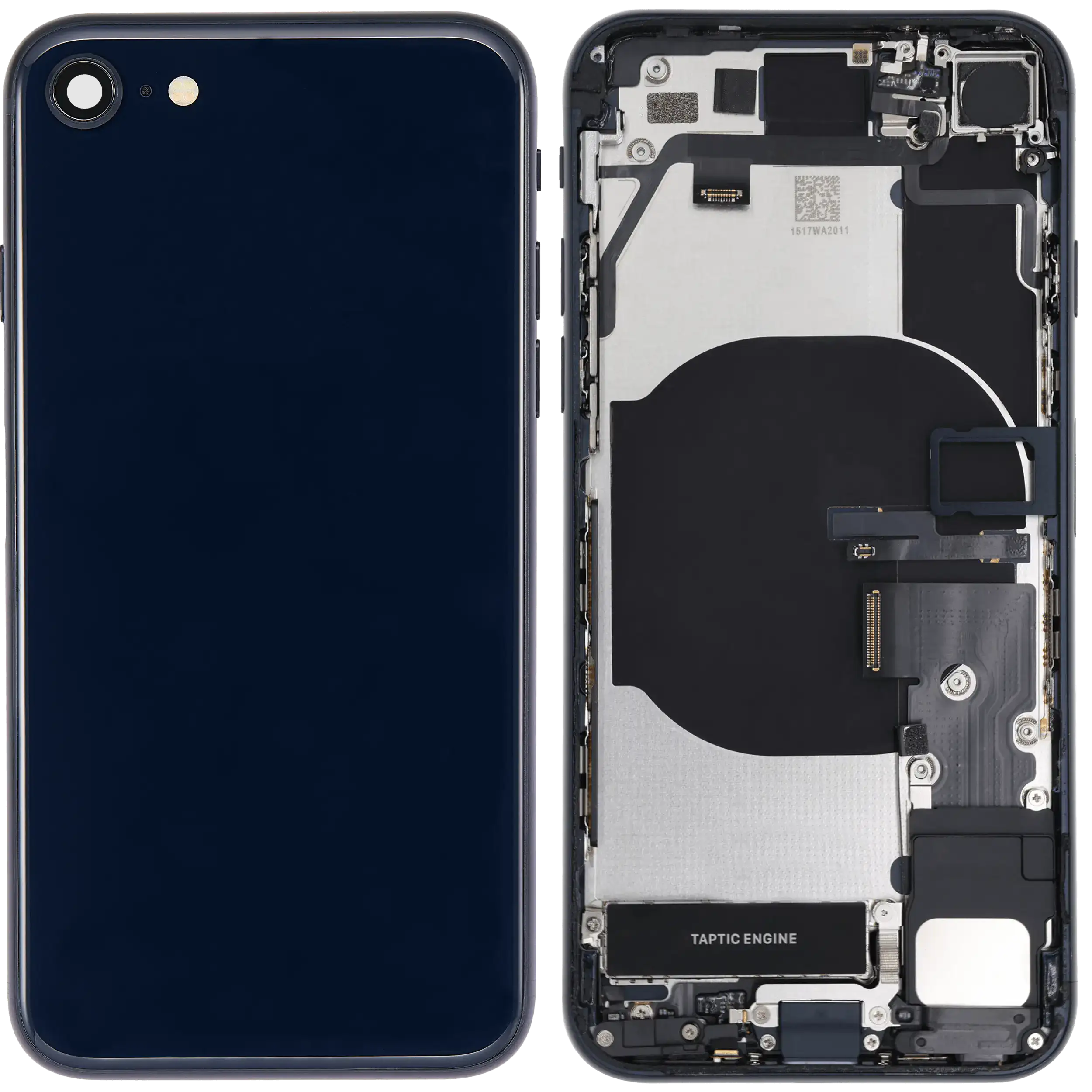 Original Apple-Ausbau C gebraucht – iPhone SE 2022 Backcover/Rahmen Mitternacht