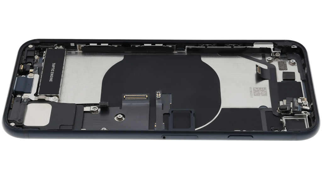 Original Apple-Ausbau C gebraucht – iPhone SE 2022 Backcover/Rahmen Mitternacht