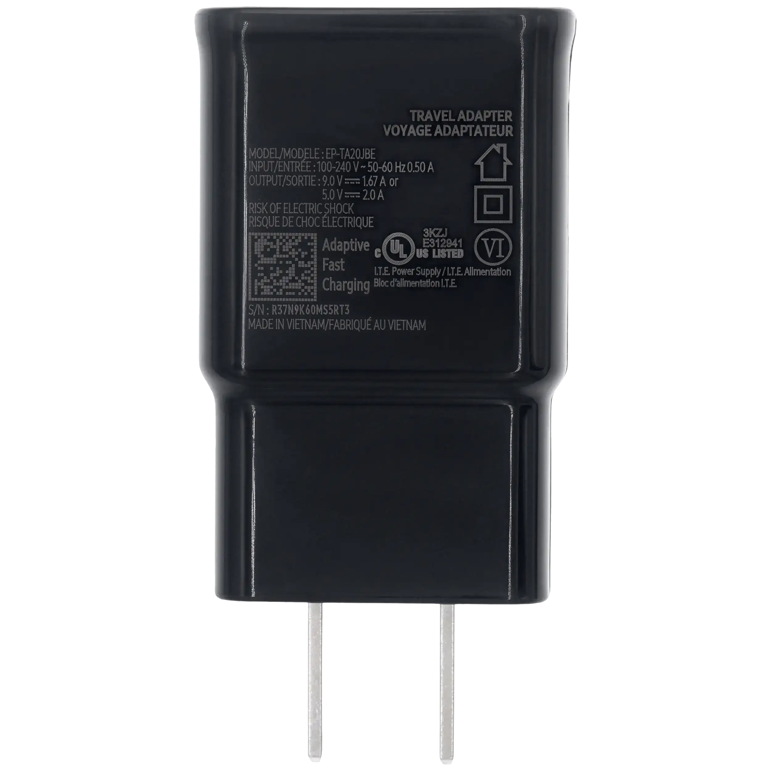 Samsung USB Type-A Wall Charger (OEM Grade New, 240V USA)