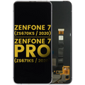 OLED-Display ohne Rahmen für Asus ZenFone 7/7 Pro Refurbished Schwarz