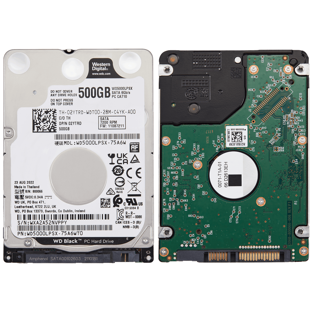 WD5000LPVX 2.5" Internal HDD (500GB) for PCs, Xbox One X and Xbox One S