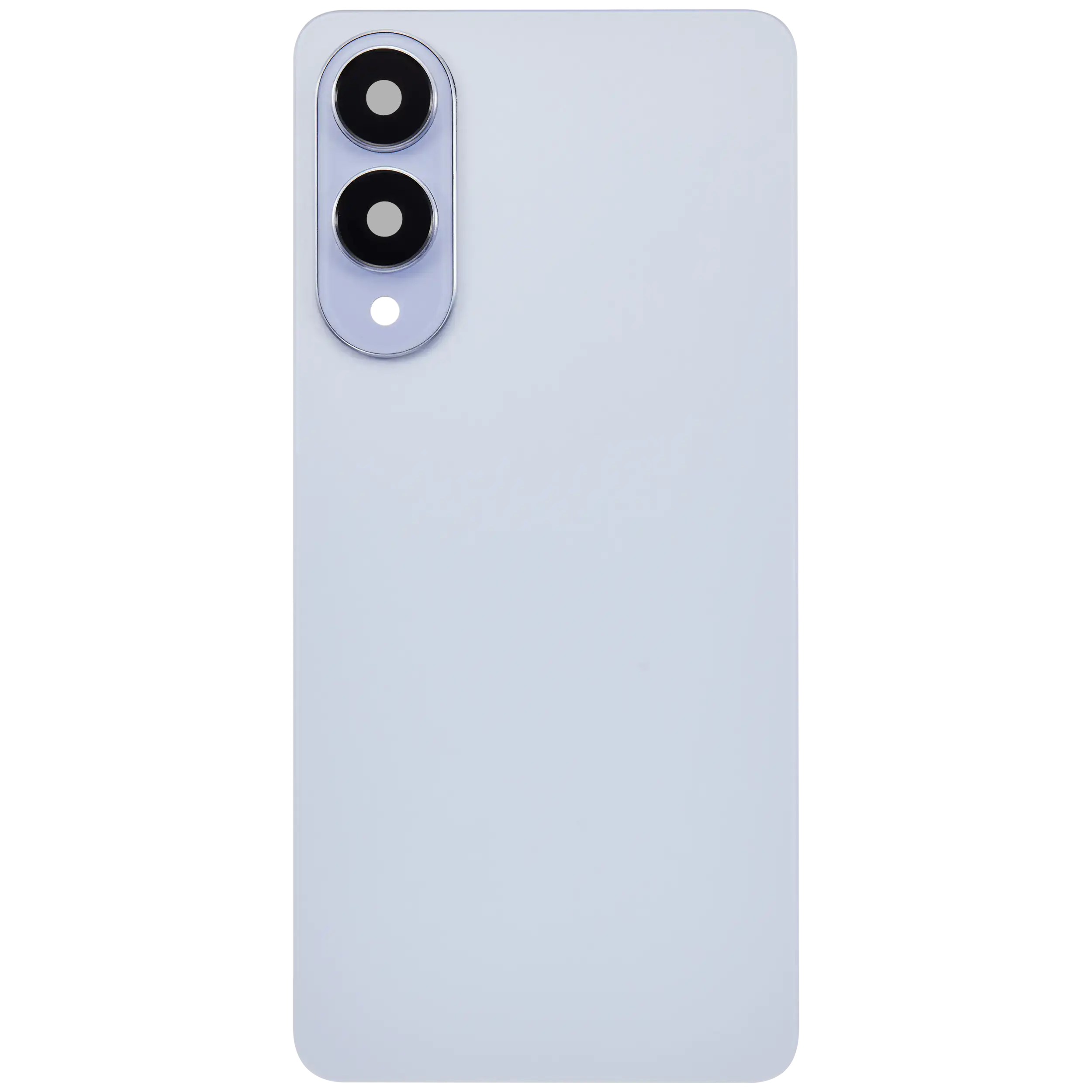 Backcover Glass mit Camera Lens für Samsung Galaxy S25 Edge (ohne Logo) (Aftermarket Plus) (Titanium Icyblue)