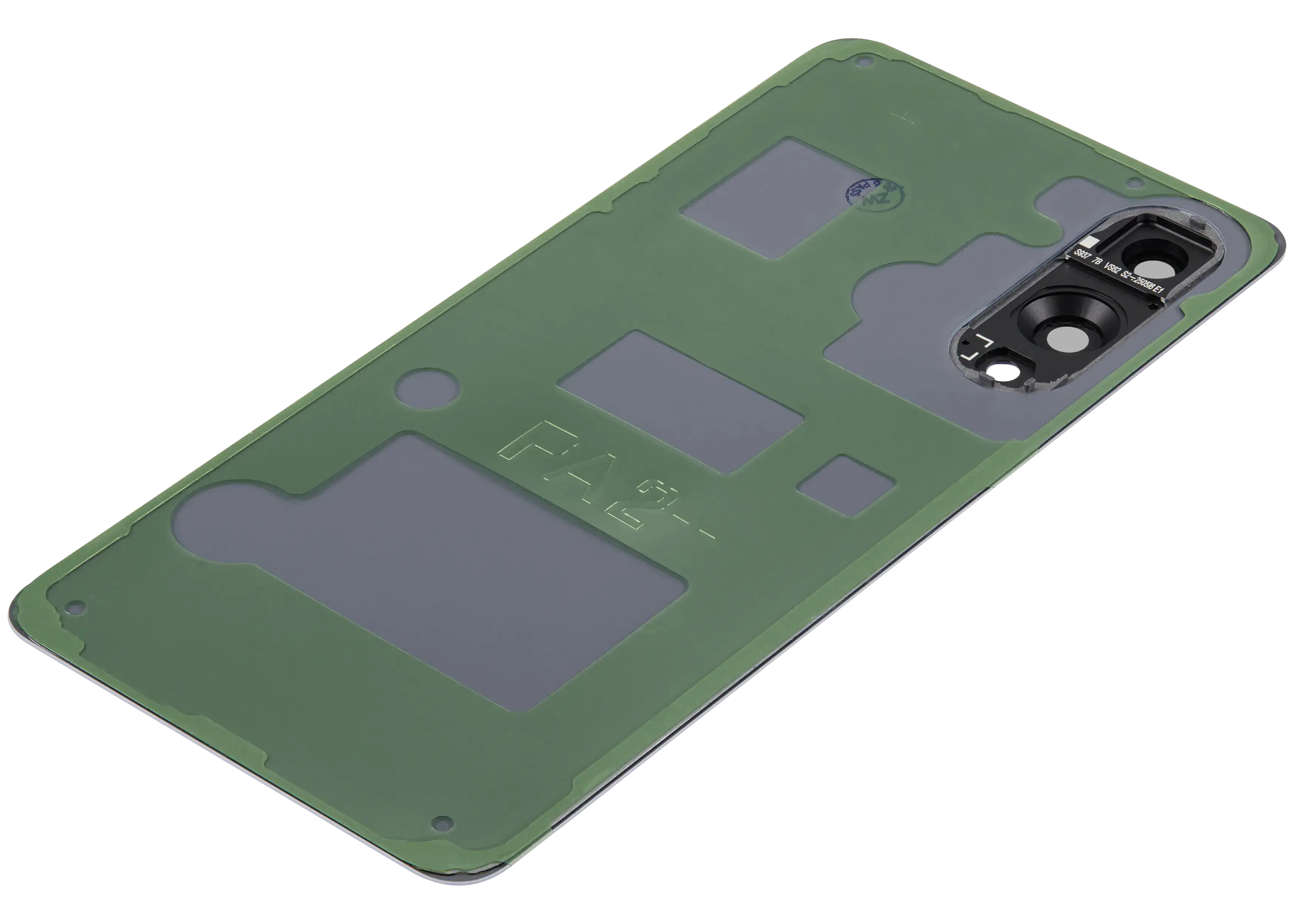 Backcover Glass mit Camera Lens für Samsung Galaxy S25 Edge (ohne Logo) (Aftermarket Plus) (Titanium Icyblue)