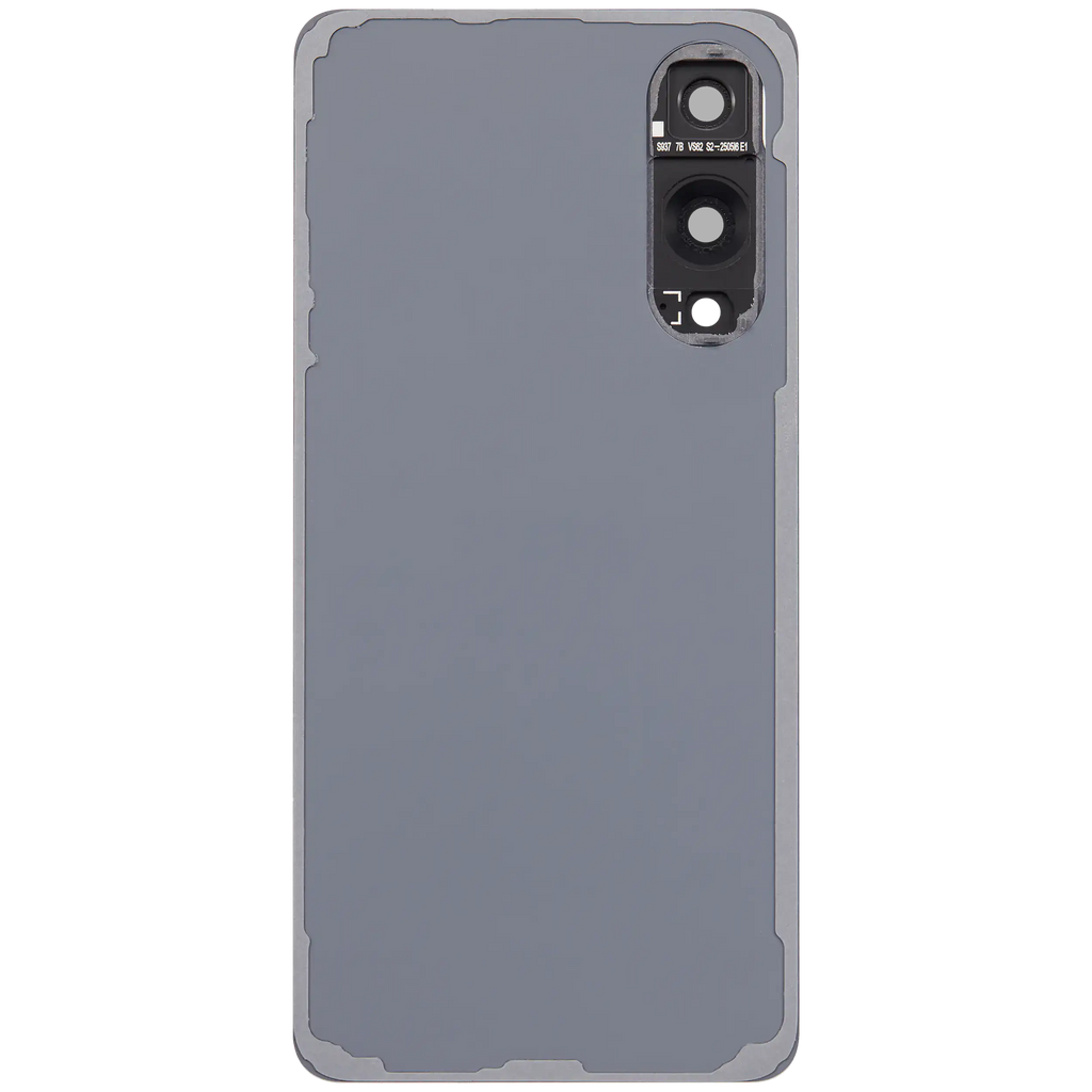 Backcover Glass mit Camera Lens für Samsung Galaxy S25 Edge (ohne Logo) (Aftermarket Plus) (Titanium Icyblue)