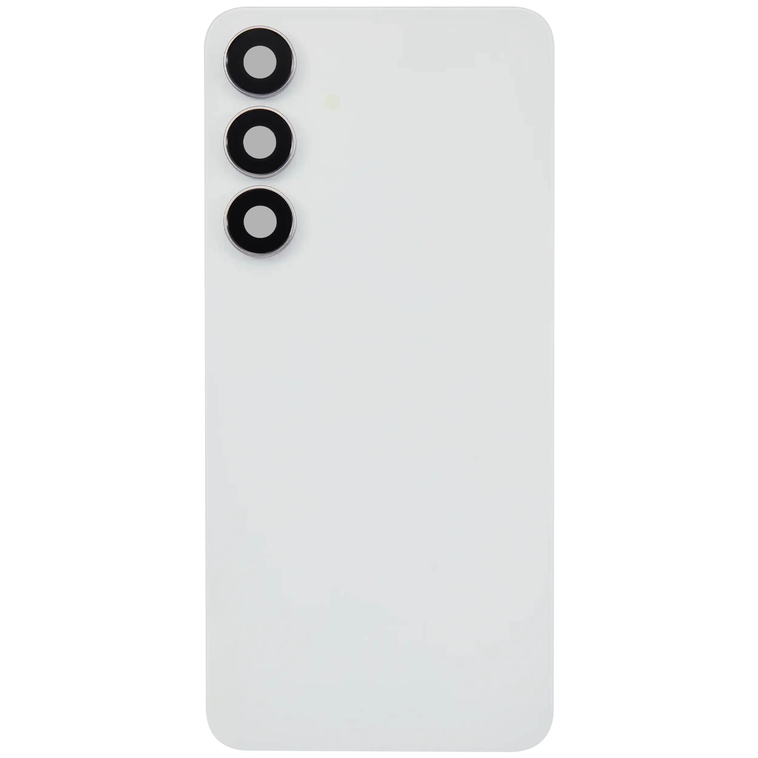 Backcover Glass mit Camera Lens für Samsung Galaxy S25 FE (ohne Logo) (Aftermarket Plus) (Weiß)