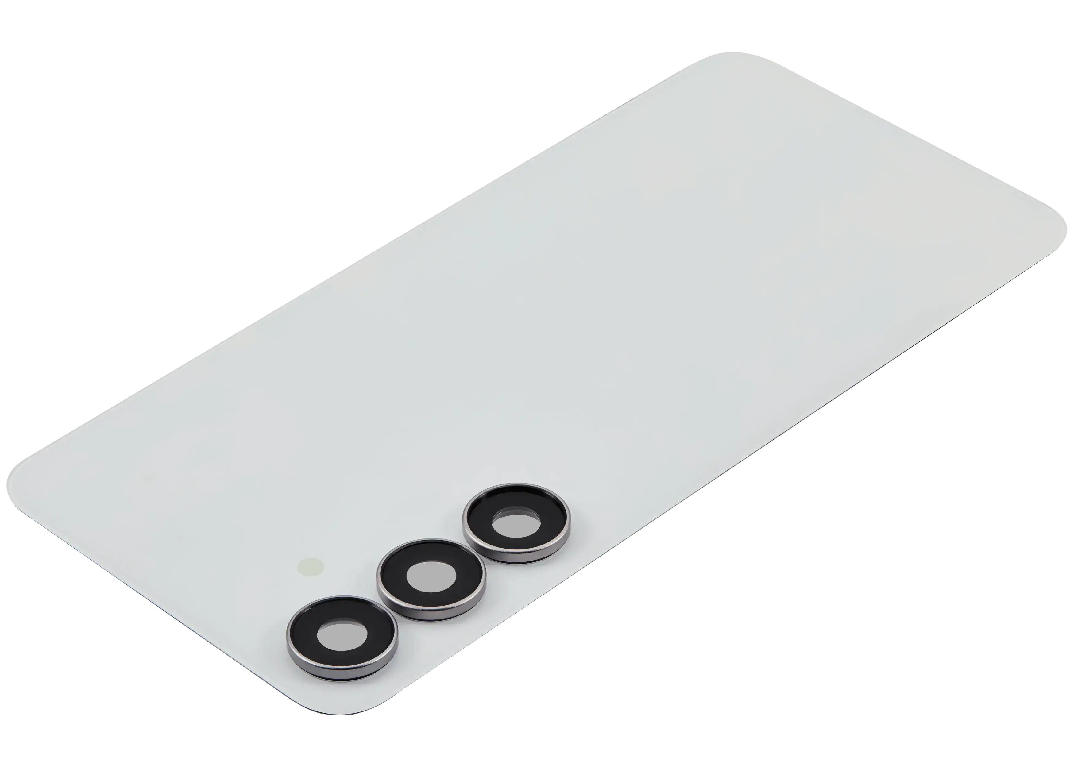 Backcover Glass mit Camera Lens für Samsung Galaxy S25 FE (ohne Logo) (Aftermarket Plus) (Weiß)