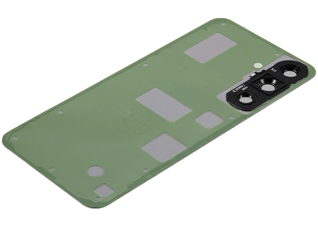 Backcover Glass mit Camera Lens für Samsung Galaxy S25 FE (ohne Logo) (Aftermarket Plus) (Weiß)
