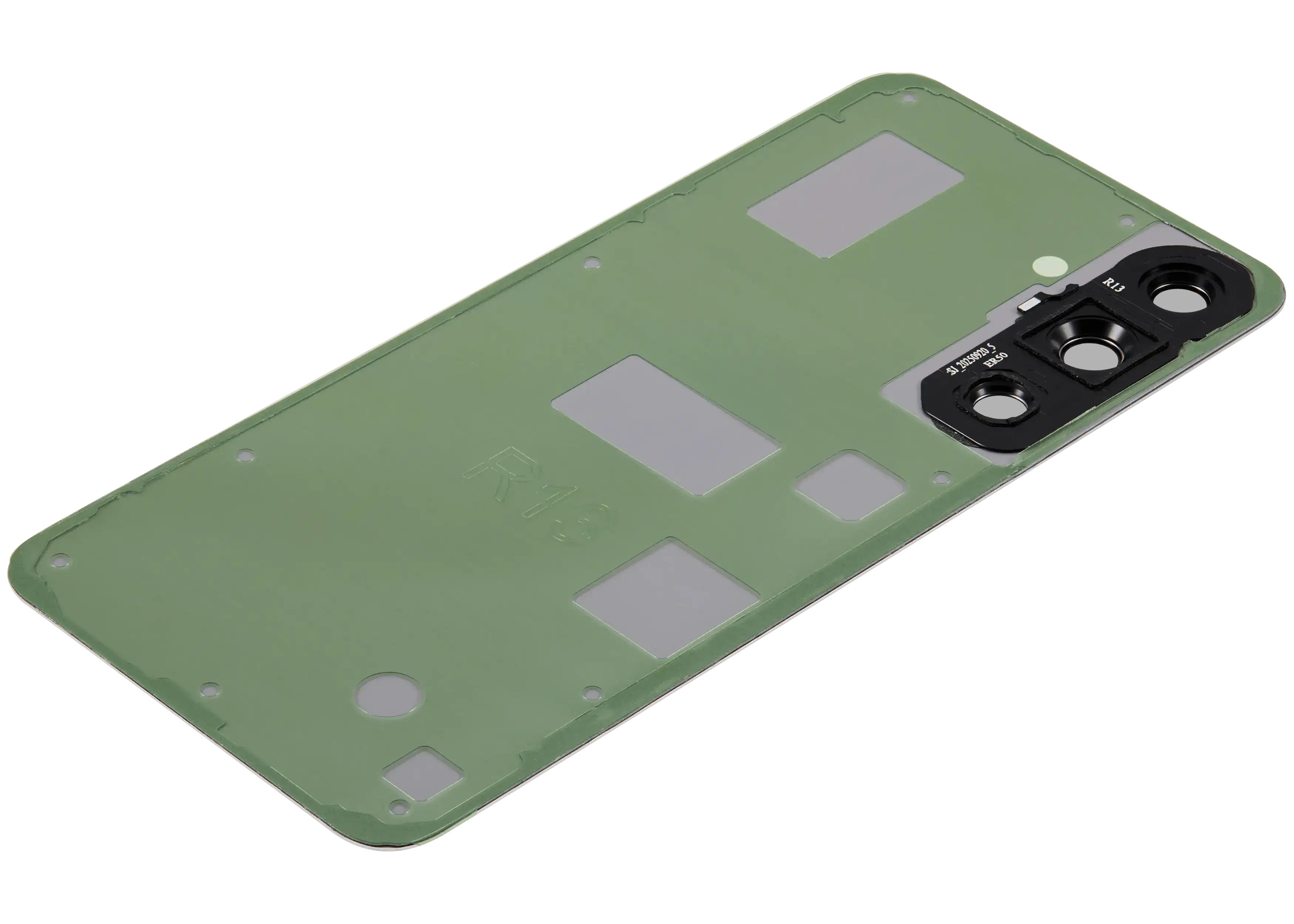 Backcover Glass mit Camera Lens für Samsung Galaxy S25 FE (ohne Logo) (Aftermarket Plus) (Weiß)