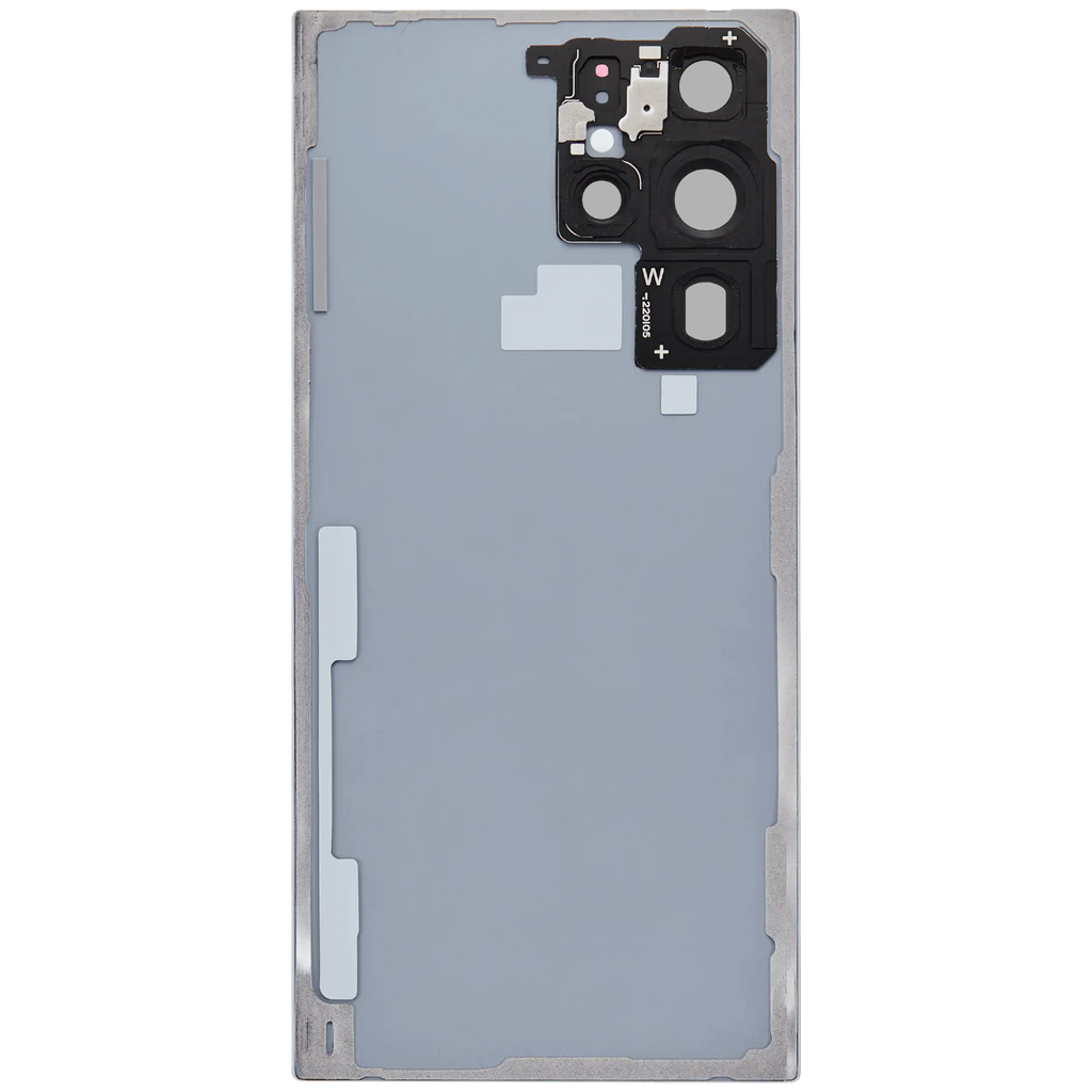 Backcover Glass mit Camera Lens für Samsung Galaxy S22 Ultra 5G (ohne Logo) (Aftermarket Plus) (Sky Blue)