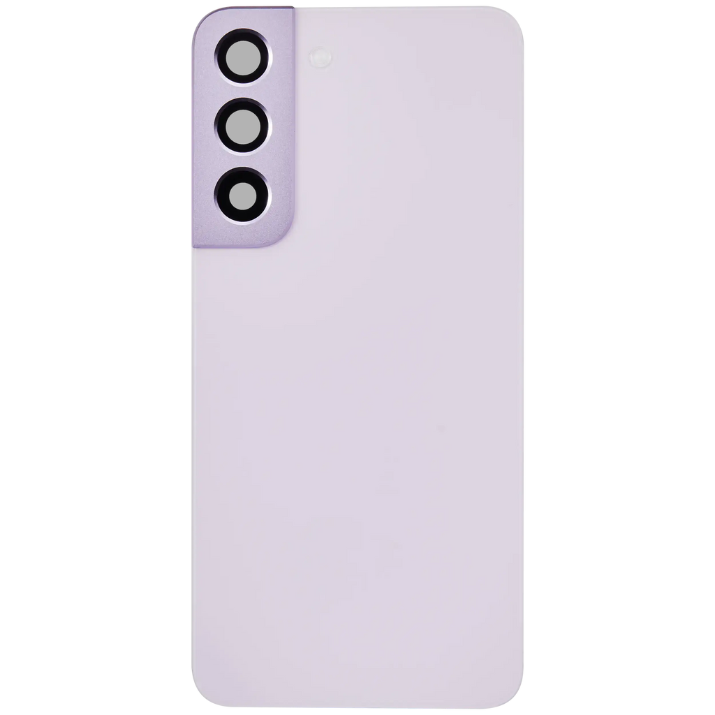Backcover Glass mit Camera Lens für Samsung Galaxy S22 5G (ohne Logo) (Aftermarket Plus) (Bora Purple)
