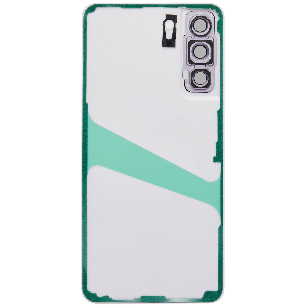 Backcover Glass mit Camera Lens für Samsung Galaxy S21 FE 5G (ohne Logo) (Aftermarket Plus) (Lavender)
