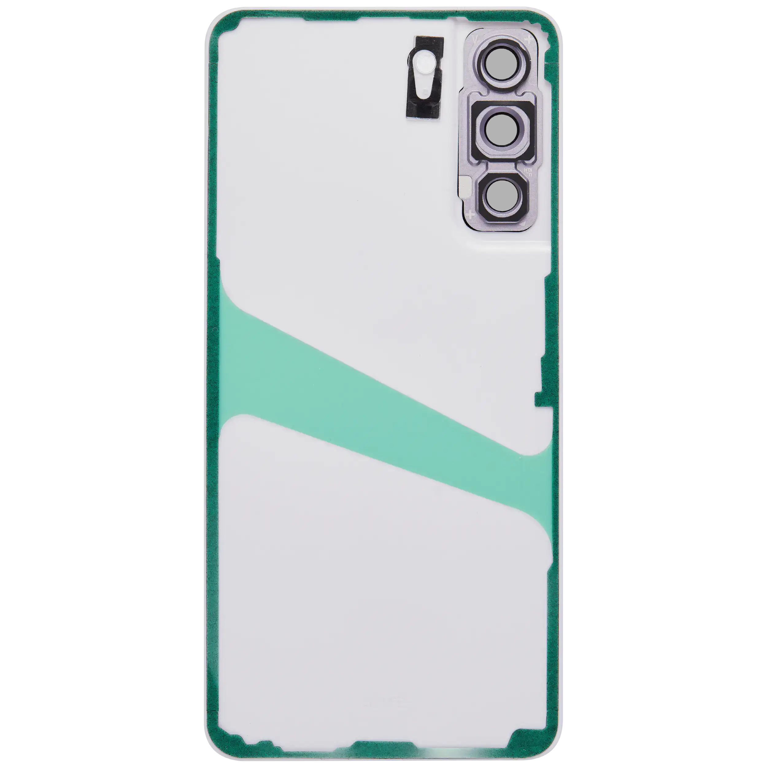 Backcover Glass mit Camera Lens für Samsung Galaxy S21 FE 5G (ohne Logo) (Aftermarket Plus) (Lavender)