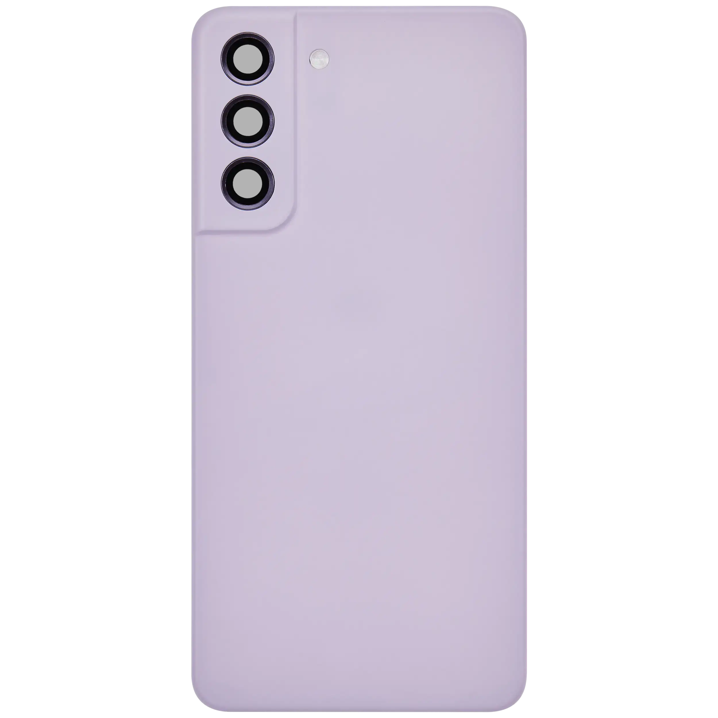 Backcover Glass mit Camera Lens für Samsung Galaxy S21 FE 5G (ohne Logo) (Aftermarket Plus) (Lavender)