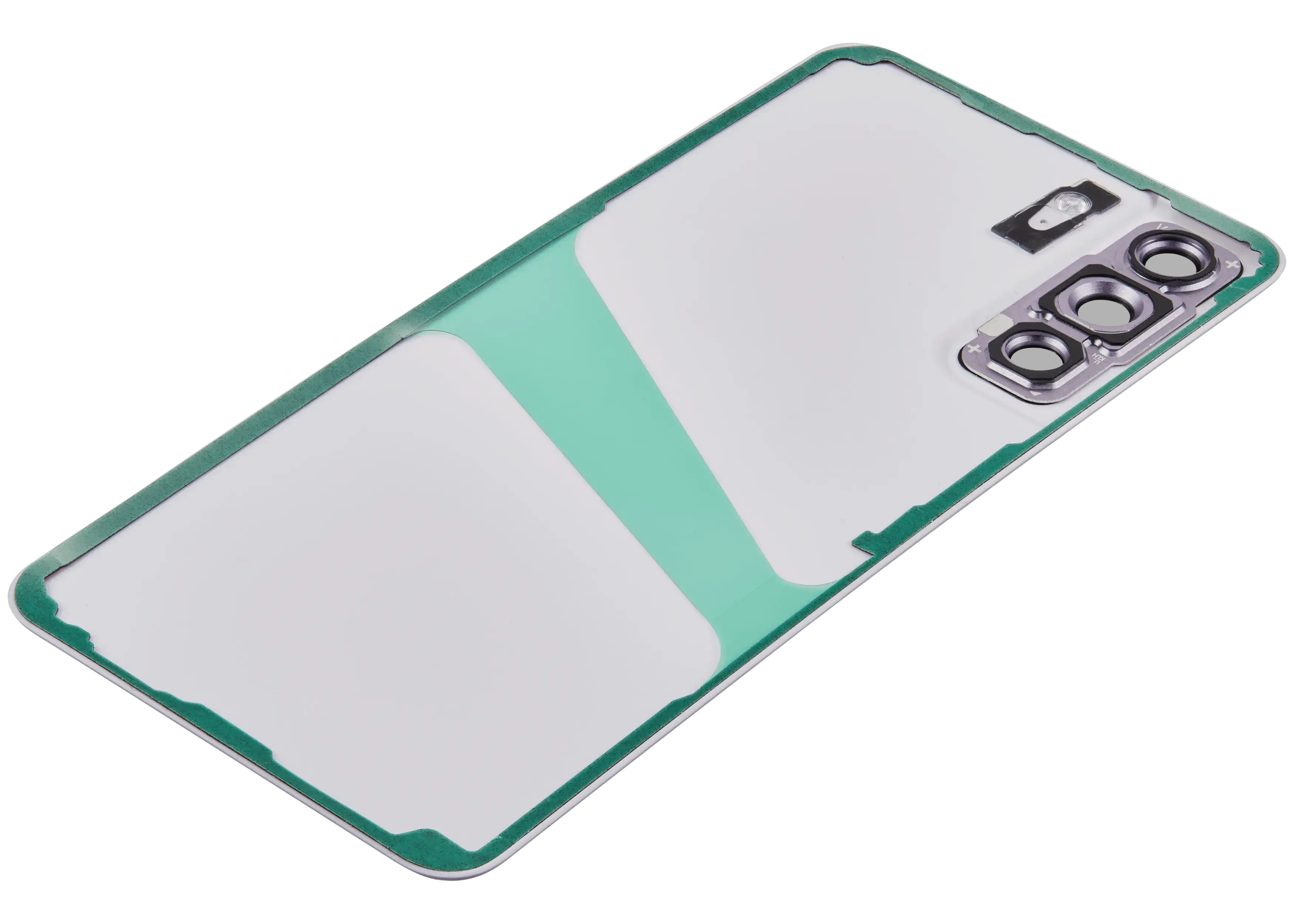 Backcover Glass mit Camera Lens für Samsung Galaxy S21 FE 5G (ohne Logo) (Aftermarket Plus) (Lavender)