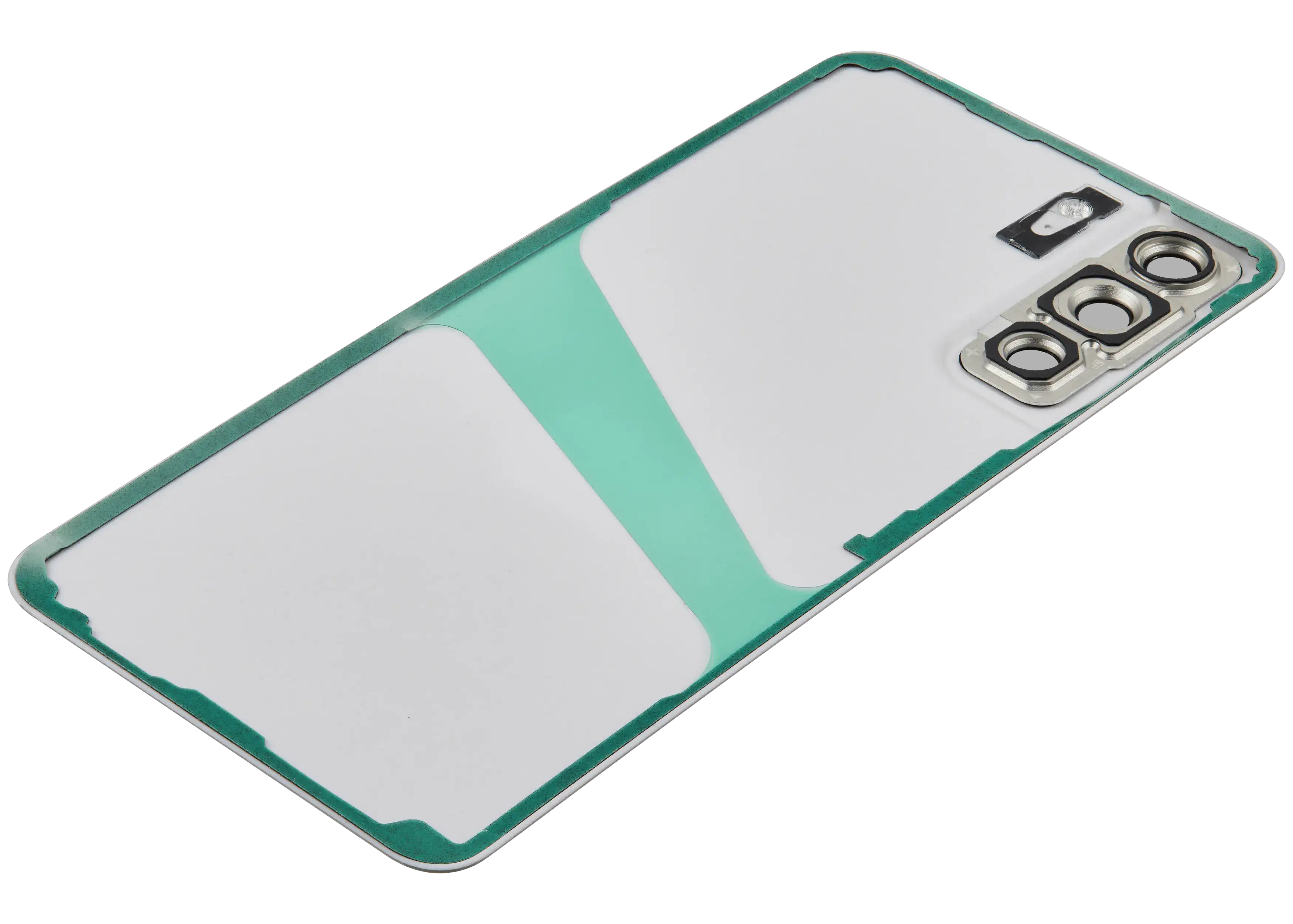 Backcover Glass mit Camera Lens für Samsung Galaxy S21 FE 5G (ohne Logo) (Aftermarket Plus) (Olive)