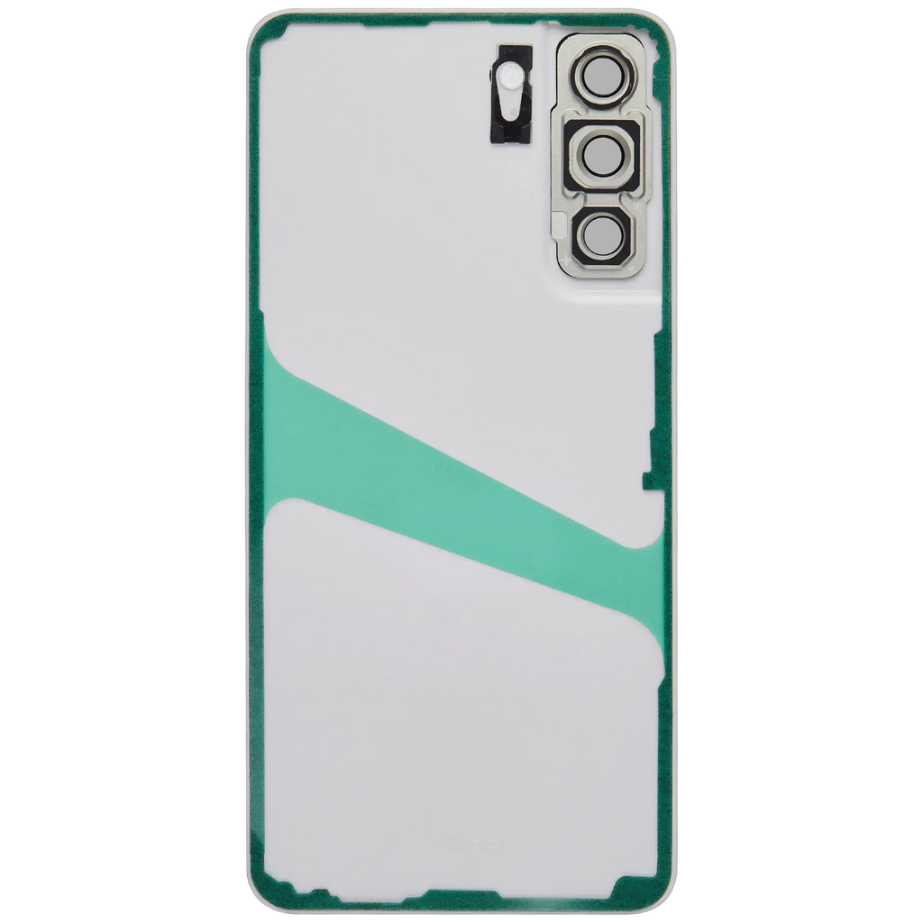 Backcover Glass mit Camera Lens für Samsung Galaxy S21 FE 5G (ohne Logo) (Aftermarket Plus) (Olive)