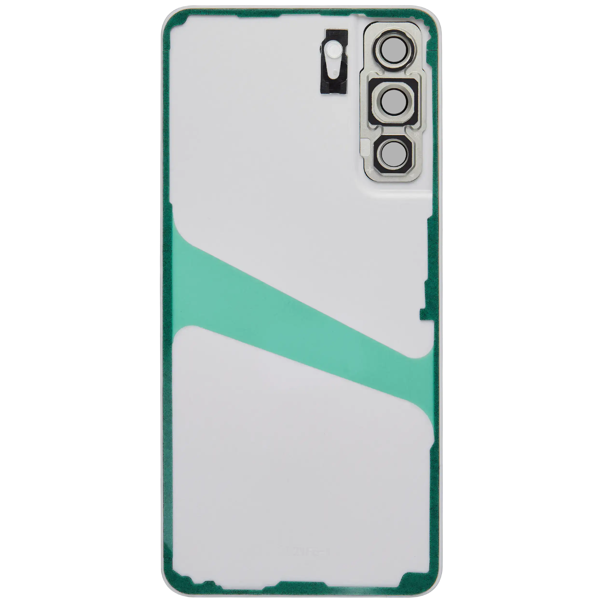 Backcover Glass mit Camera Lens für Samsung Galaxy S21 FE 5G (ohne Logo) (Aftermarket Plus) (Olive)