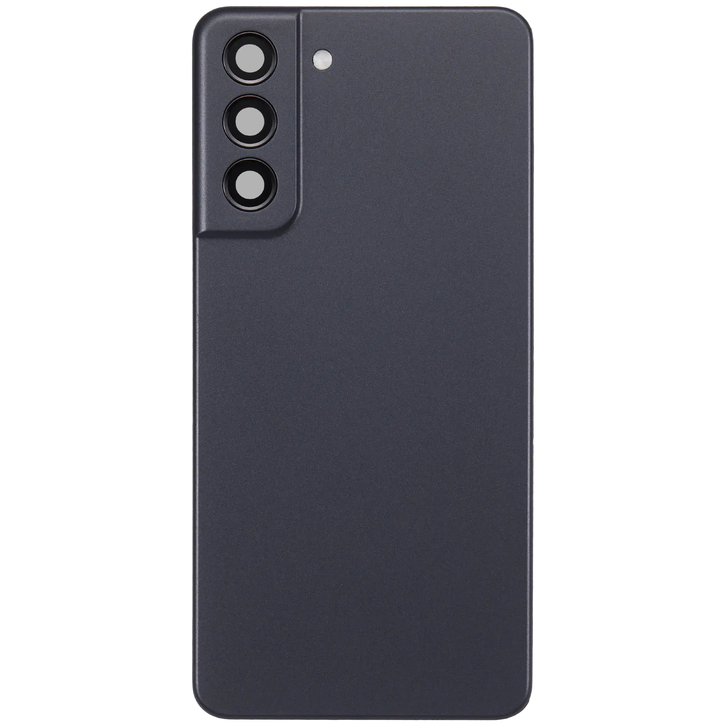 Backcover Glass mit Camera Lens für Samsung Galaxy S21 FE 5G (ohne Logo) (Aftermarket Plus) (Graphite)