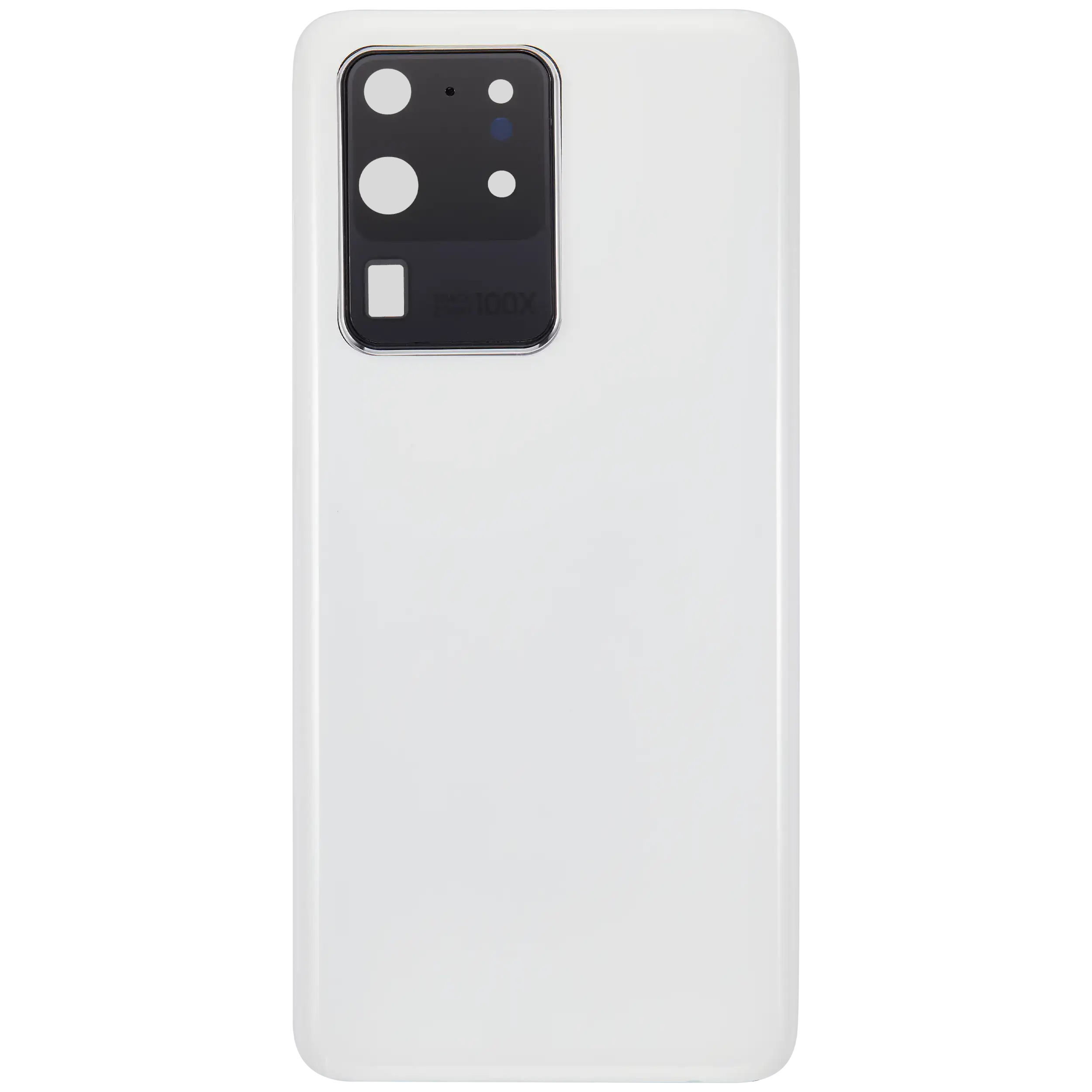 Backcover Glass mit Camera Lens für Samsung Galaxy S20 Ultra 5G (ohne Logo) (Aftermarket Plus) (Cloud White)
