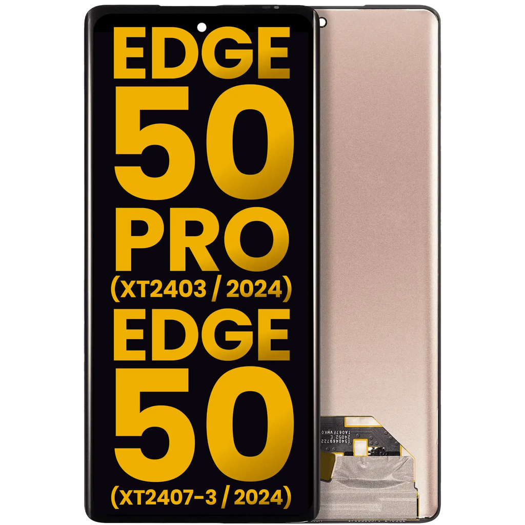 OLED-Display ohne Rahmen für Motorola Edge 50/Pro Generalüberholt alle Farben