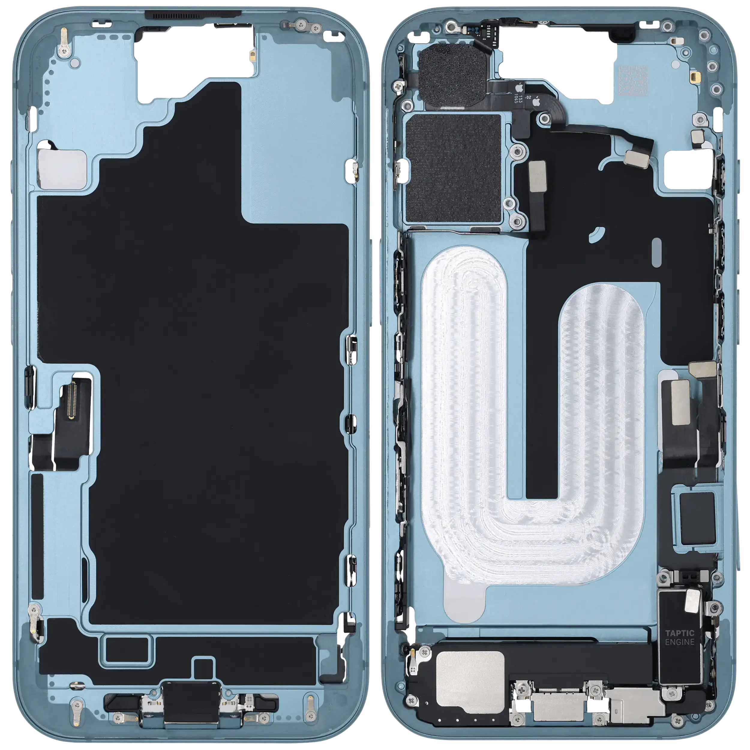 Original Apple-Ausbau B gebraucht – iPhone 16 EU / Global Version Rahmen Teal