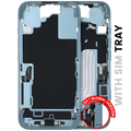 Midframe/Rahmen inkl. Ladebuchse-Flex & Kleinteile für iPhone 16 Teal (OEM Pull