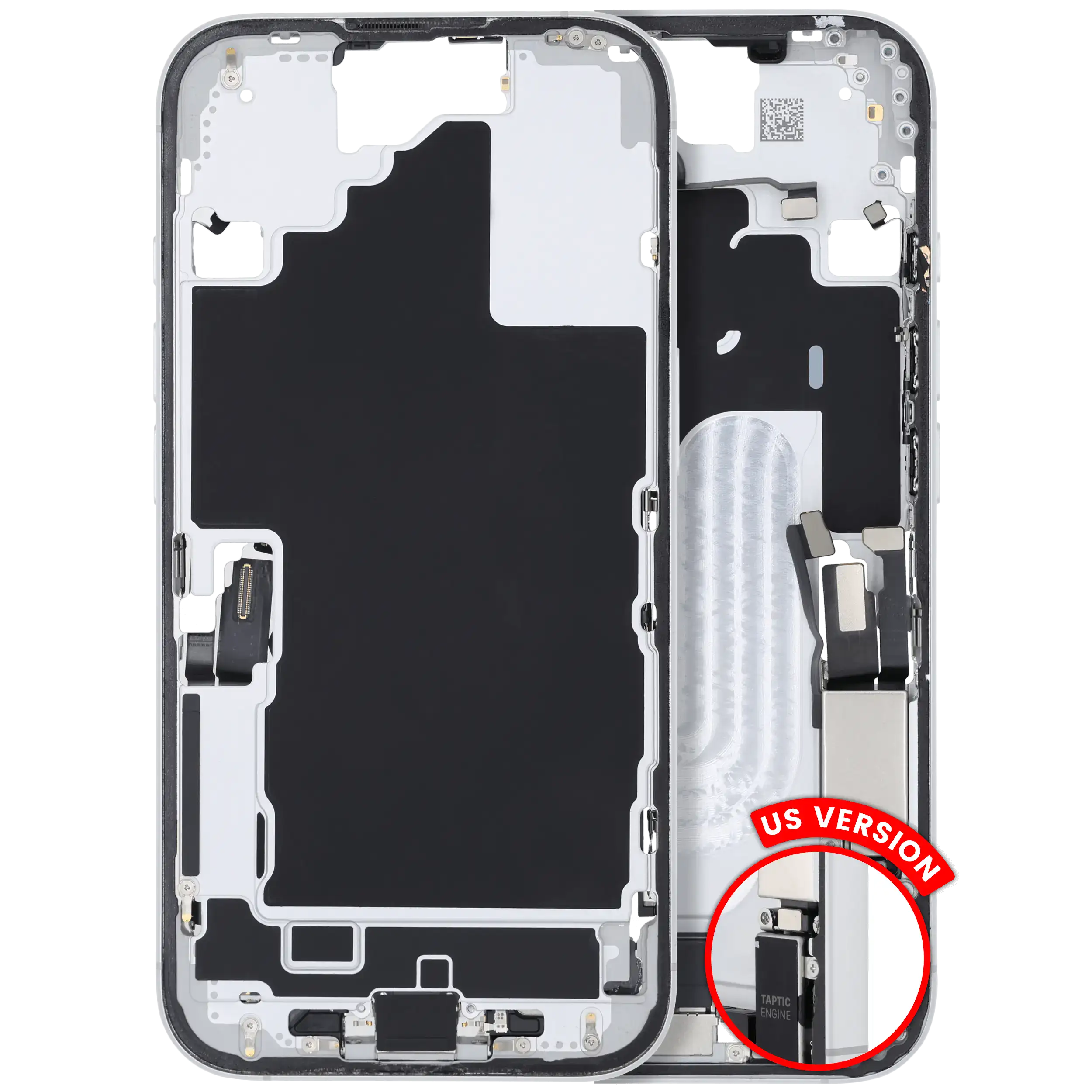 Original Apple-Ausbau B gebraucht – iPhone 16 US Version Rahmen Weiß