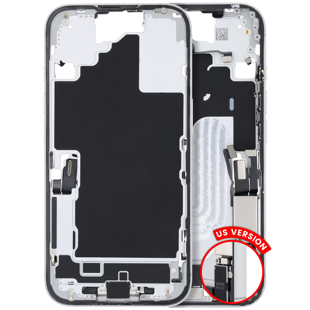 Original Apple-Ausbau C gebraucht – iPhone 16 US Version Rahmen Weiß