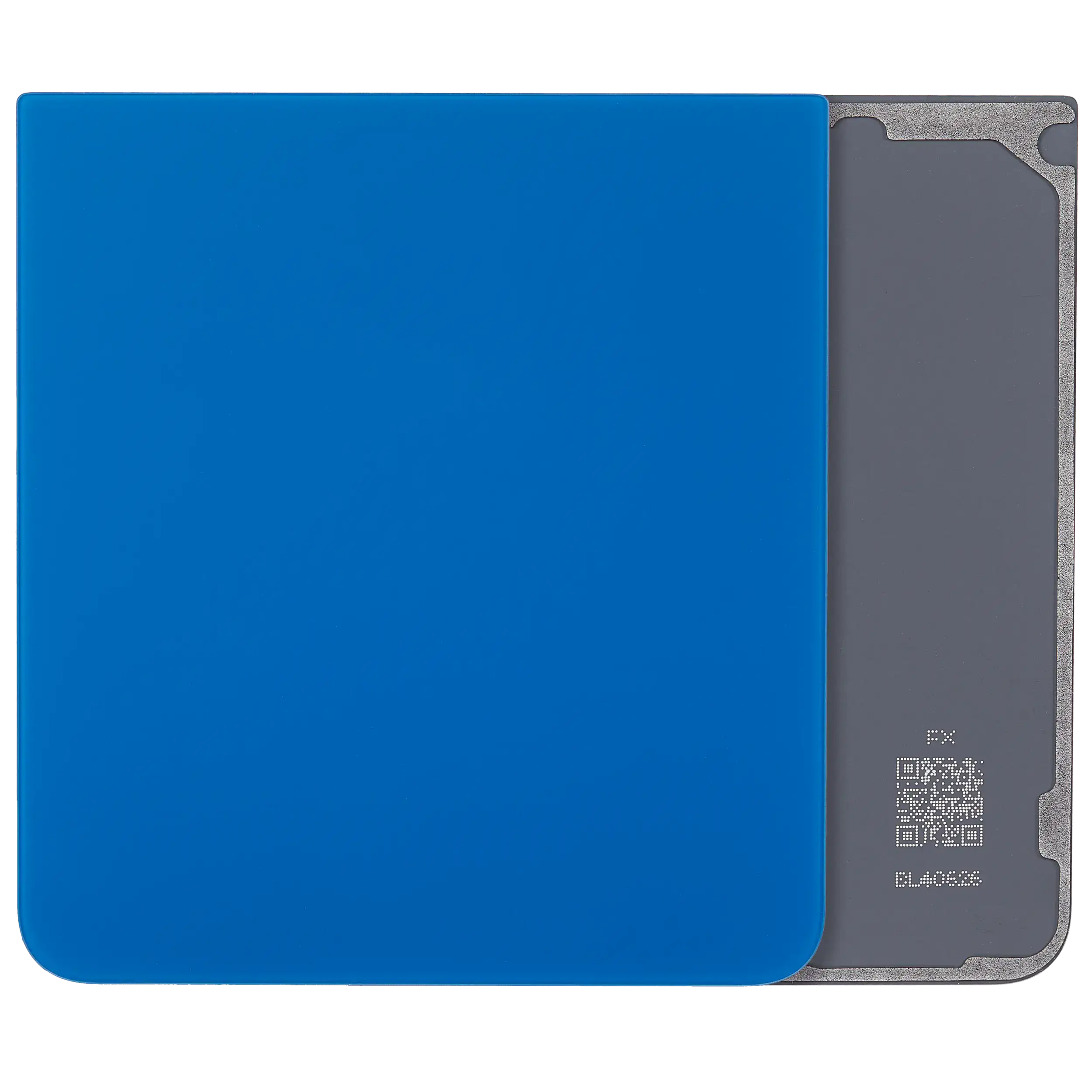 Bottom Backcover Glass für Samsung Galaxy Z Flip 7 5G (F766) (ohne Logo) (Aftermarket Plus) (Blue Shadow)