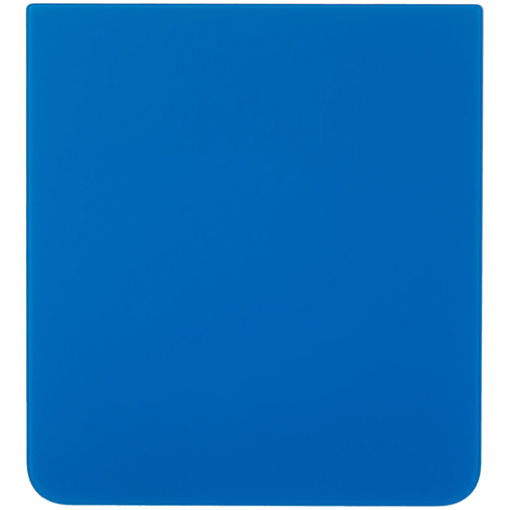 Bottom Backcover Glass für Samsung Galaxy Z Flip 7 5G (F766) (ohne Logo) (Aftermarket Plus) (Blue Shadow)