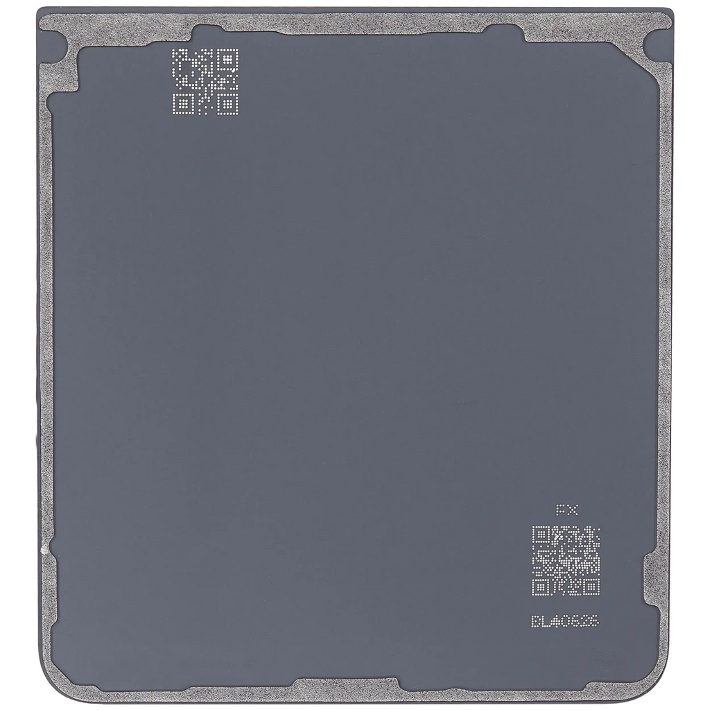 Bottom Backcover Glass für Samsung Galaxy Z Flip 7 5G (F766) (ohne Logo) (Aftermarket Plus) (Blue Shadow)