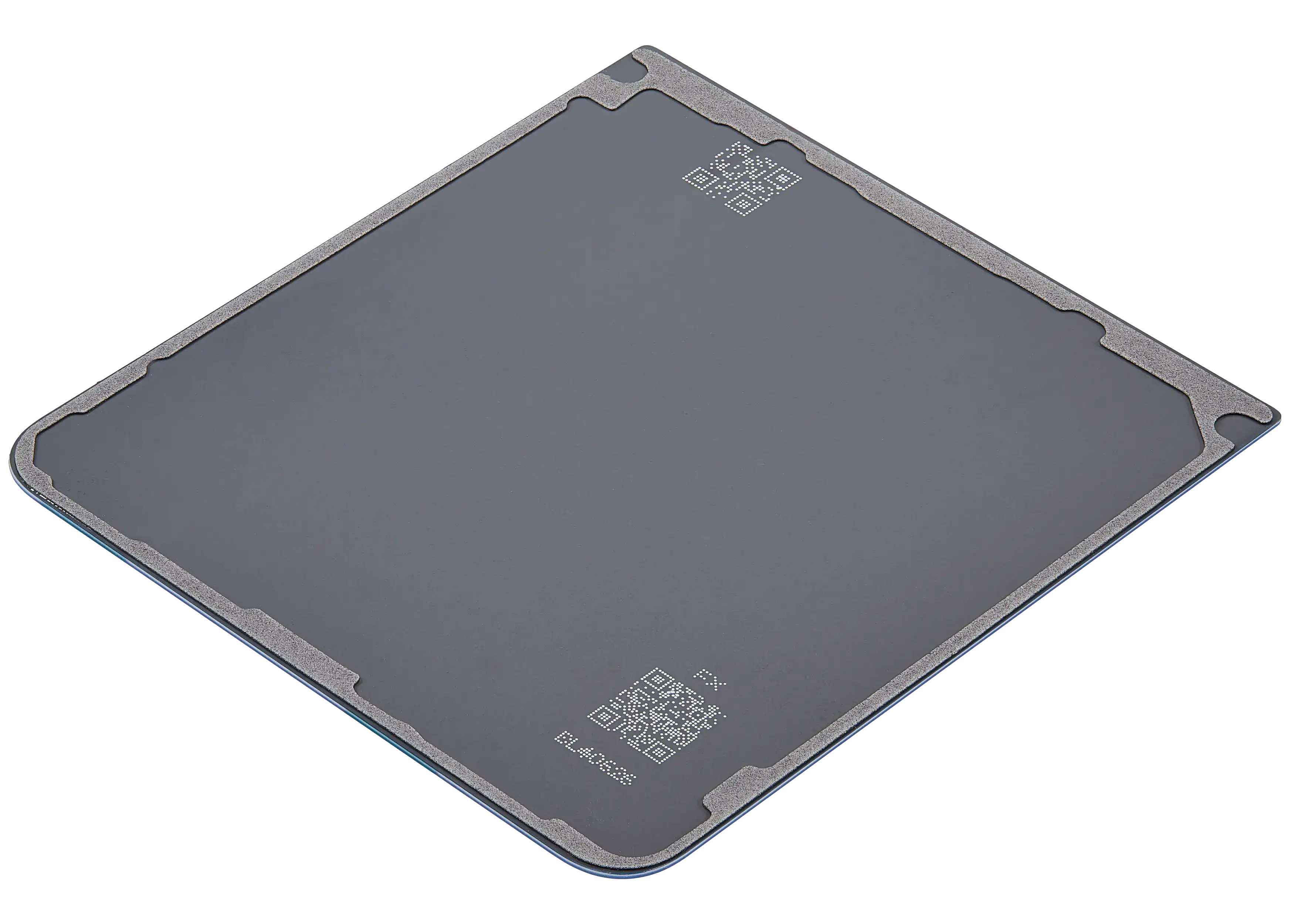 Bottom Backcover Glass für Samsung Galaxy Z Flip 7 5G (F766) (ohne Logo) (Aftermarket Plus) (Blue Shadow)