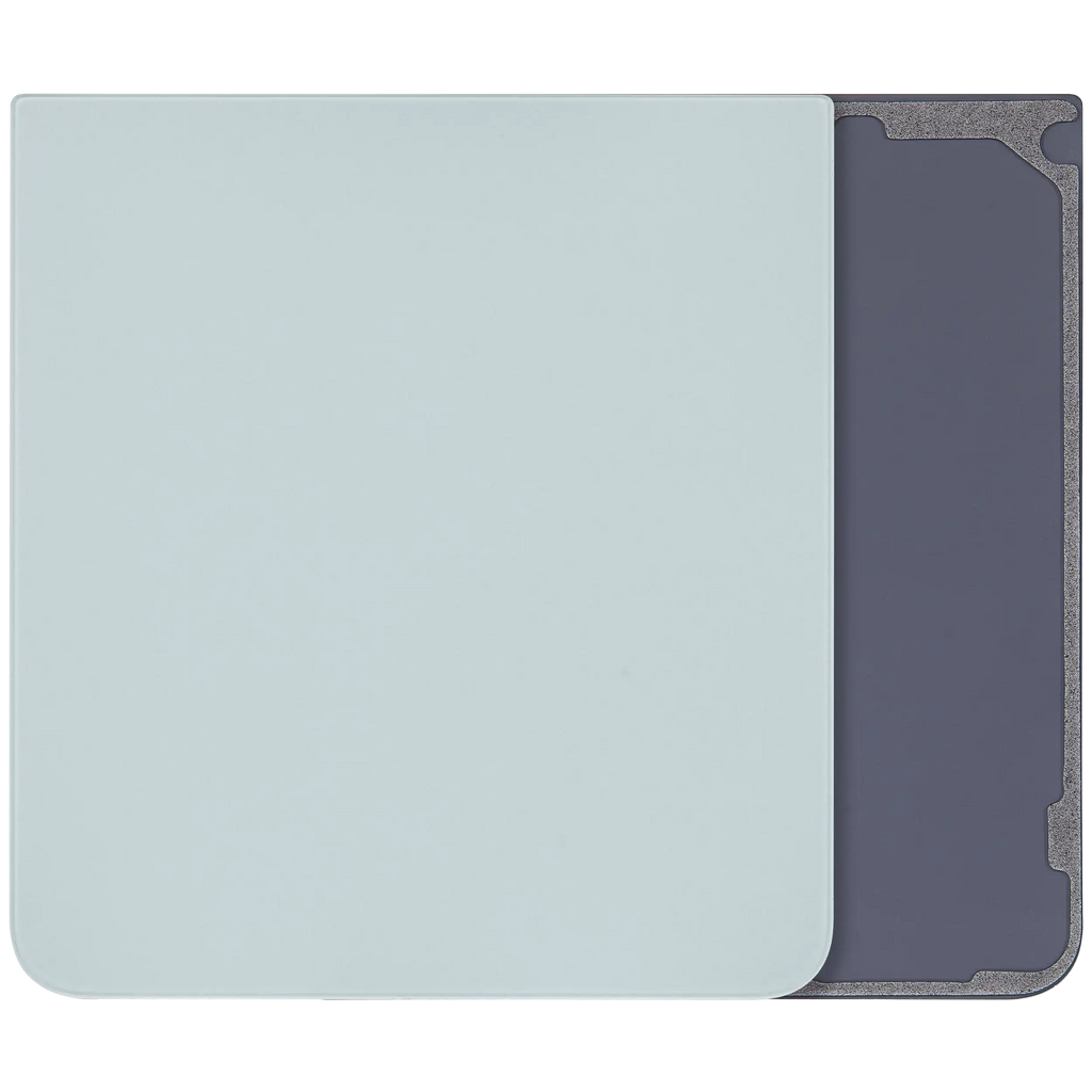 Bottom Backcover Glass für Samsung Galaxy Z Flip 7 5G (F766) (ohne Logo) (Aftermarket Plus) (Mint)