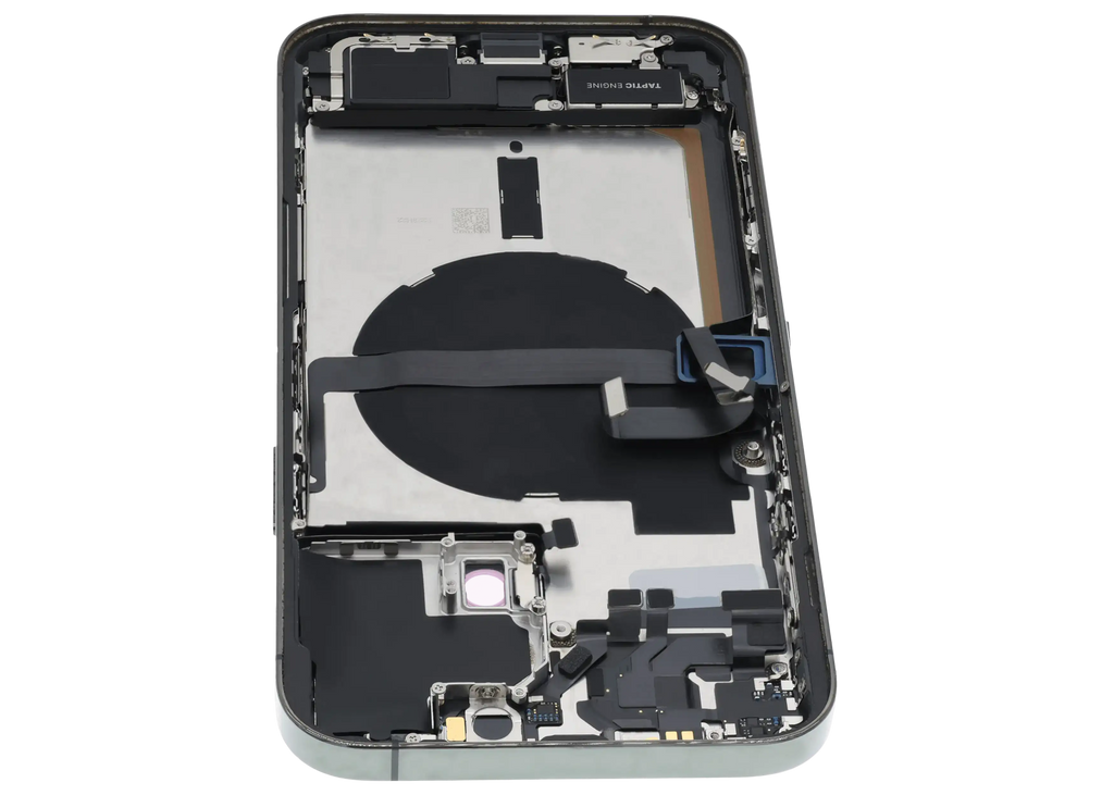 Original Apple-Ausbau A gebraucht – iPhone 13 Pro Backcover/Rahmen Alpine Grün