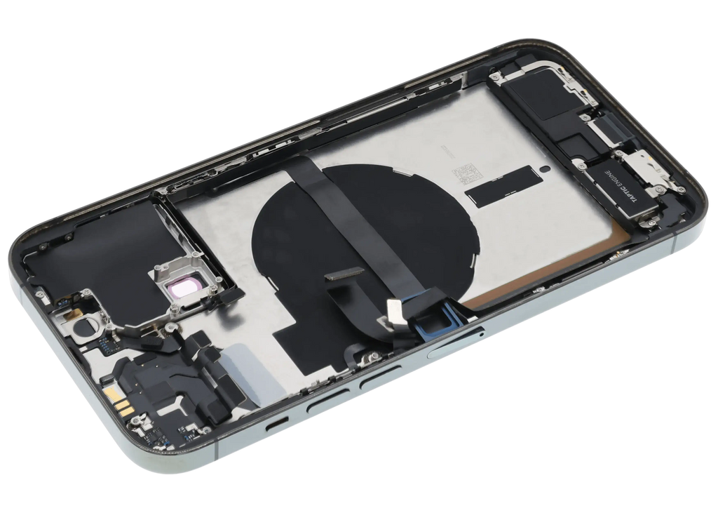 Original Apple-Ausbau A gebraucht – iPhone 13 Pro Backcover/Rahmen Alpine Grün