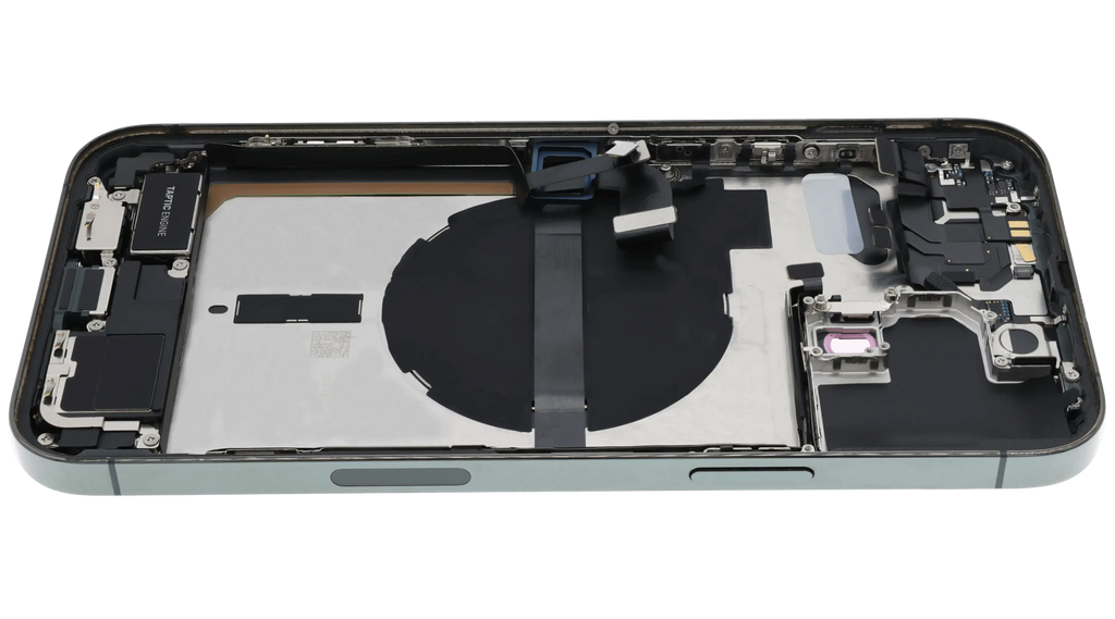 Original Apple-Ausbau A gebraucht – iPhone 13 Pro Backcover/Rahmen Alpine Grün