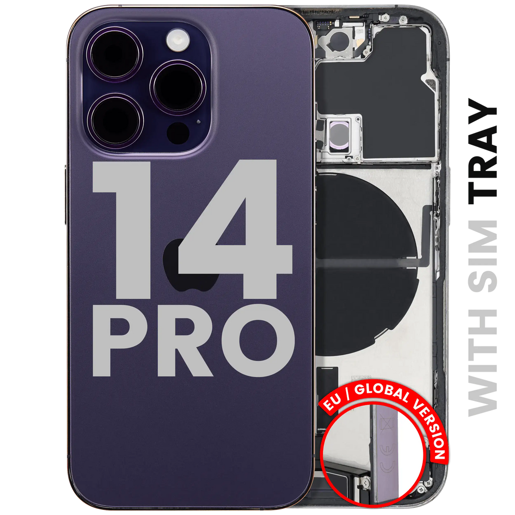 Original Apple-Ausbau B gebraucht – iPhone 14 Pro Backcover/Rahmen Deep Violett