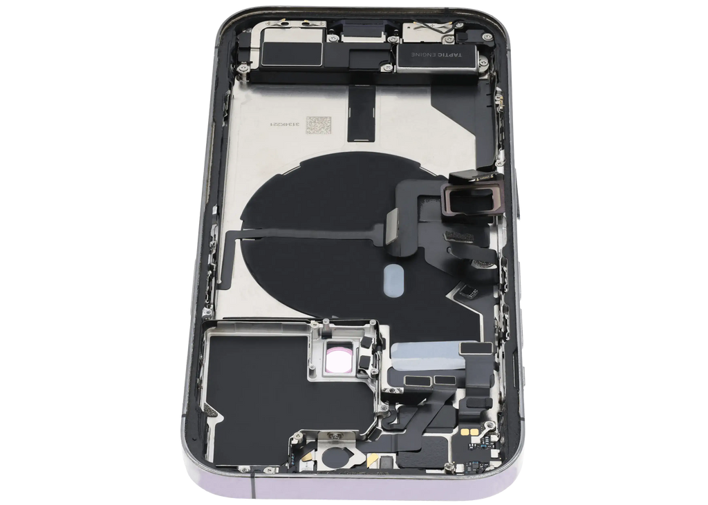 Original Apple-Ausbau B gebraucht – iPhone 14 Pro Backcover/Rahmen Deep Violett