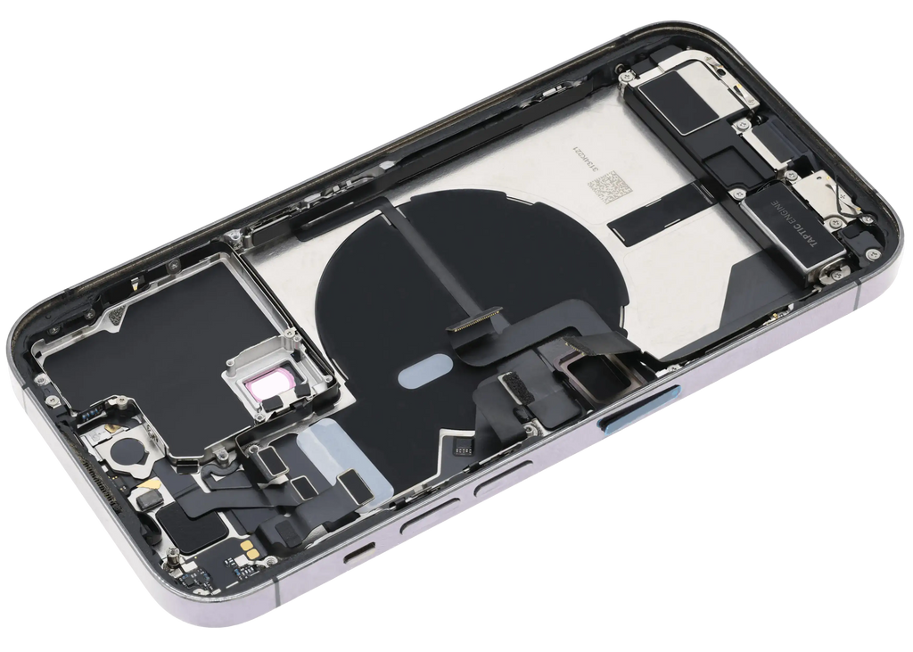 Original Apple-Ausbau B gebraucht – iPhone 14 Pro Backcover/Rahmen Deep Violett