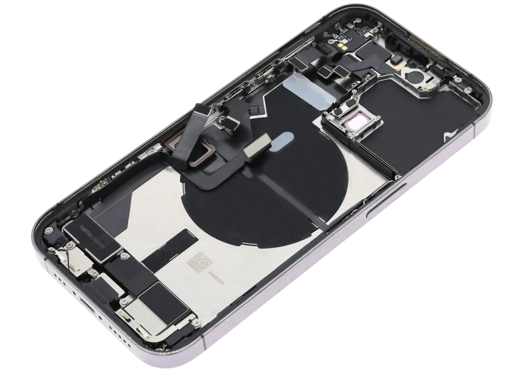 Original Apple-Ausbau B gebraucht – iPhone 14 Pro Backcover/Rahmen Deep Violett