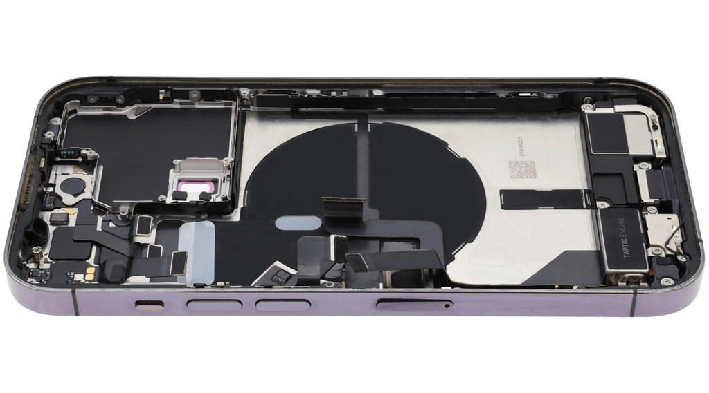 Original Apple-Ausbau B gebraucht – iPhone 14 Pro Backcover/Rahmen Deep Violett