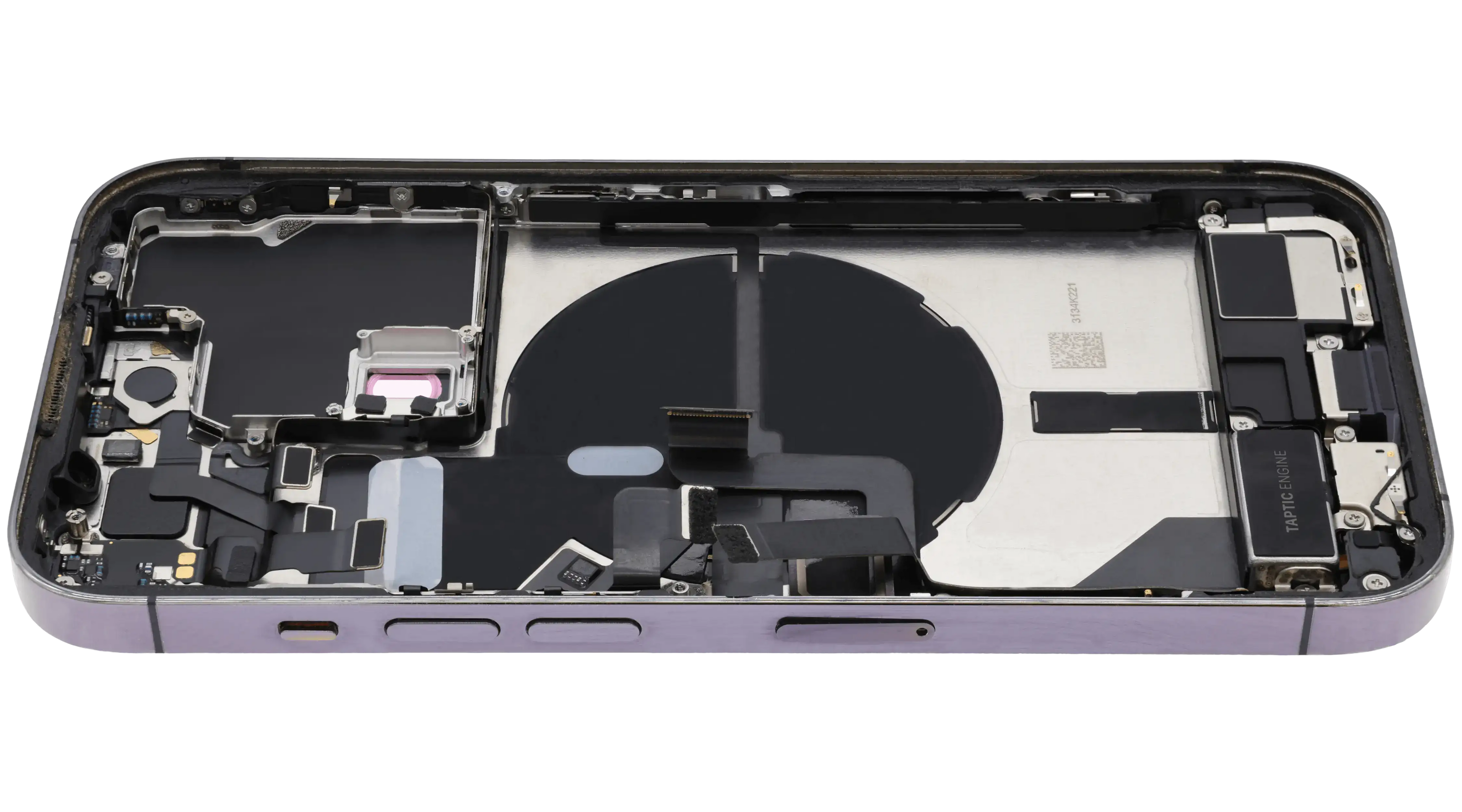 Original Apple-Ausbau B gebraucht – iPhone 14 Pro Backcover/Rahmen Deep Violett