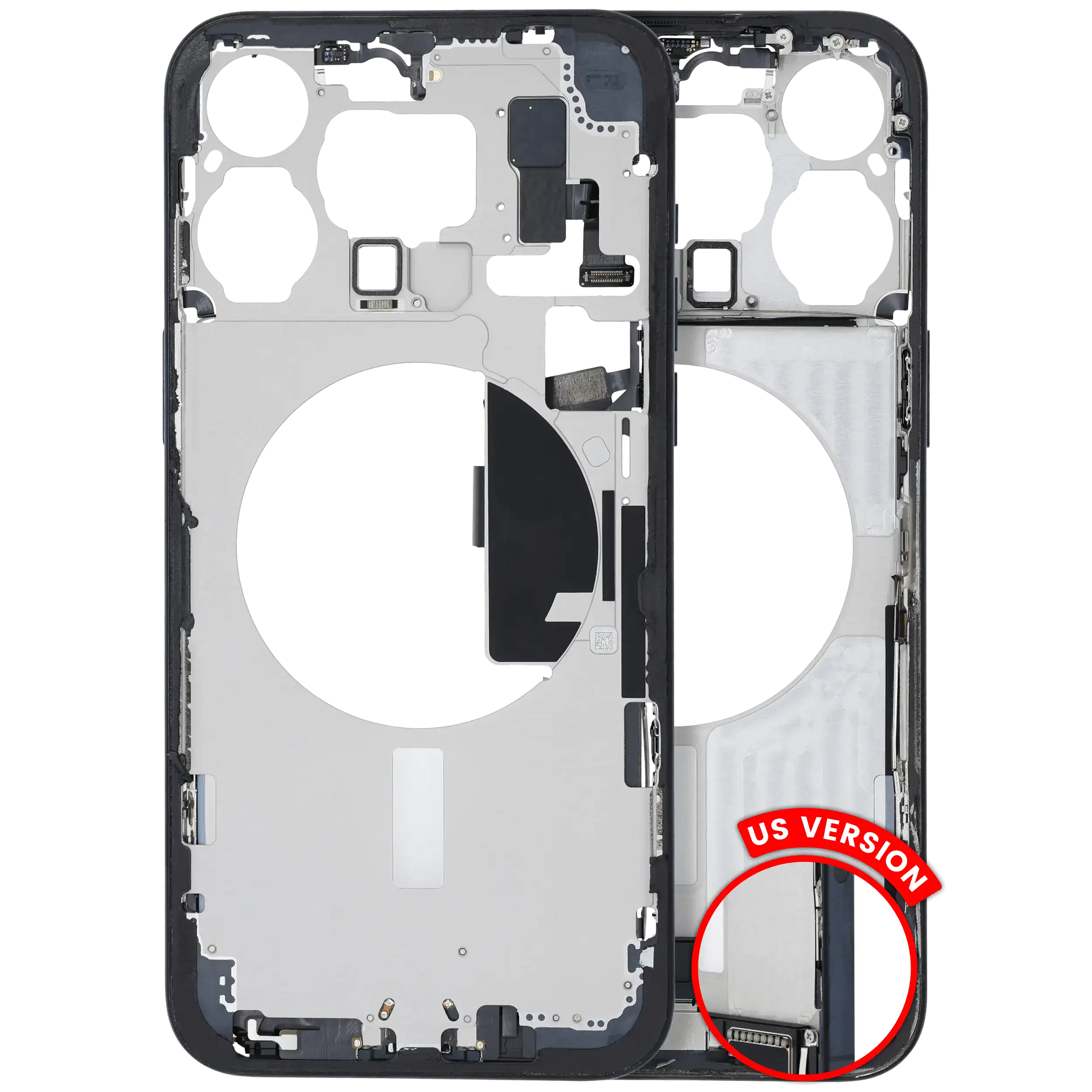 Original Apple-Ausbau C gebraucht – iPhone 15 Pro Max US Version Rahmen Blau